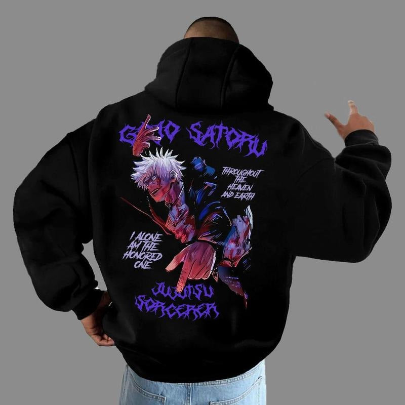 Vintage Gojo Satoru Shirt, Anime shirt Hoodie Sweatshirt, Jujutsu Kaisen Sweatshirt Gift For Fans, Anime Manga Lovers...