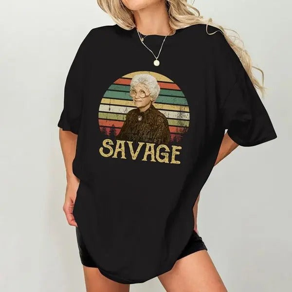 Vintage Golden Girls Shirt Savage Sophia Petrillo Shirtstyle{n002}3 Hoodie Sweatshirt | PrintMintTees.com
