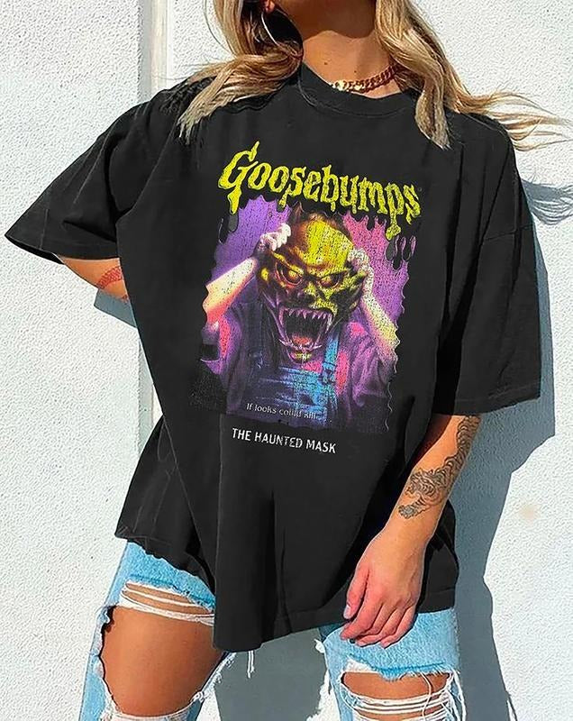 Vintage Goosebump Shirt Retro Halloween 90s Halloween Shirt Spooky Season Spookydoodles Shirt Halloweentown Vintage Halloween T-Shirts, Hoodie, Sweatshirt