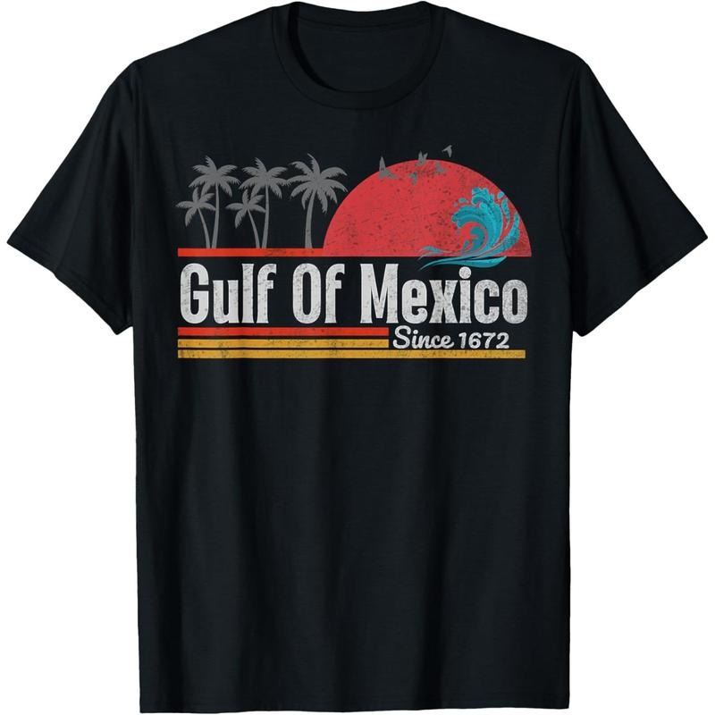 Vintage Gulf of Mexico Est.1772 Graphic T-Shirt made in usa Hoodie Sweatshirt | PrintMintTees.com