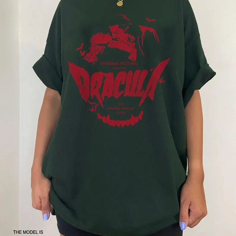 Vintage Halloween Dracula shirt, Vintage Horror Dracula movie 90s Shirt,shirt best selling Hoodie Sweatshirt