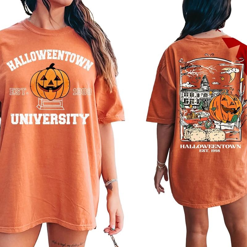 Vintage Halloweentown 1998 Tshirt, 2 Side Halloweentown University Shirt, Fall Tee, Halloweentown Tee, Halloween Retro...