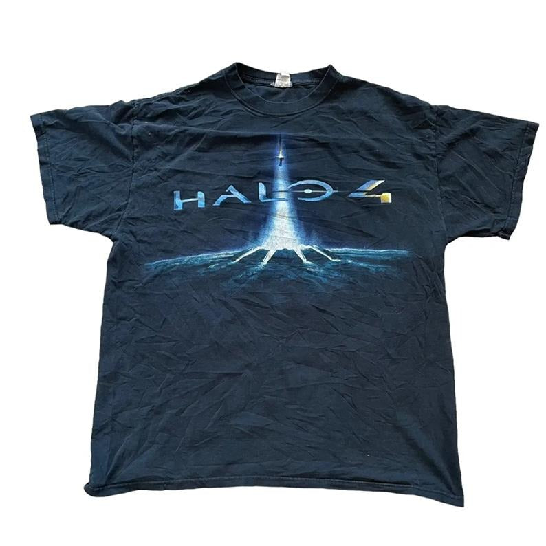 Vintage Haloo 4 Video Game Shirt Retro Game Lovers Fans Basic Streetwear T-Shirts, Hoodie, Sweatshirt