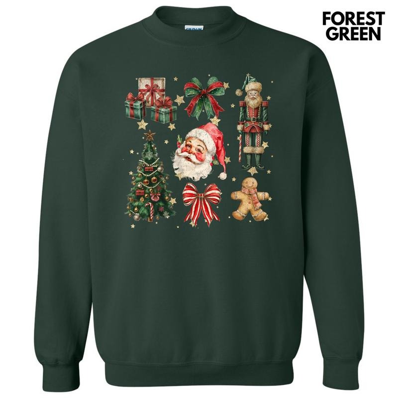 Vintage Holiday Collage Sweatshirt 'NLB' Shirt Hoodie | PrintMintTees.com