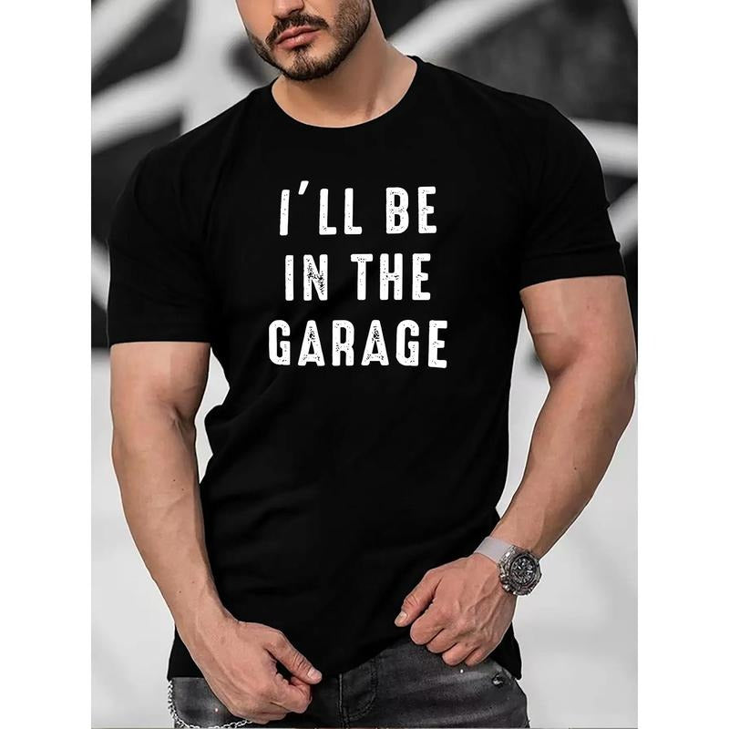 Vintage Humor Graphic Print T-Shirt - Casual Short Sleeve Tees for Men