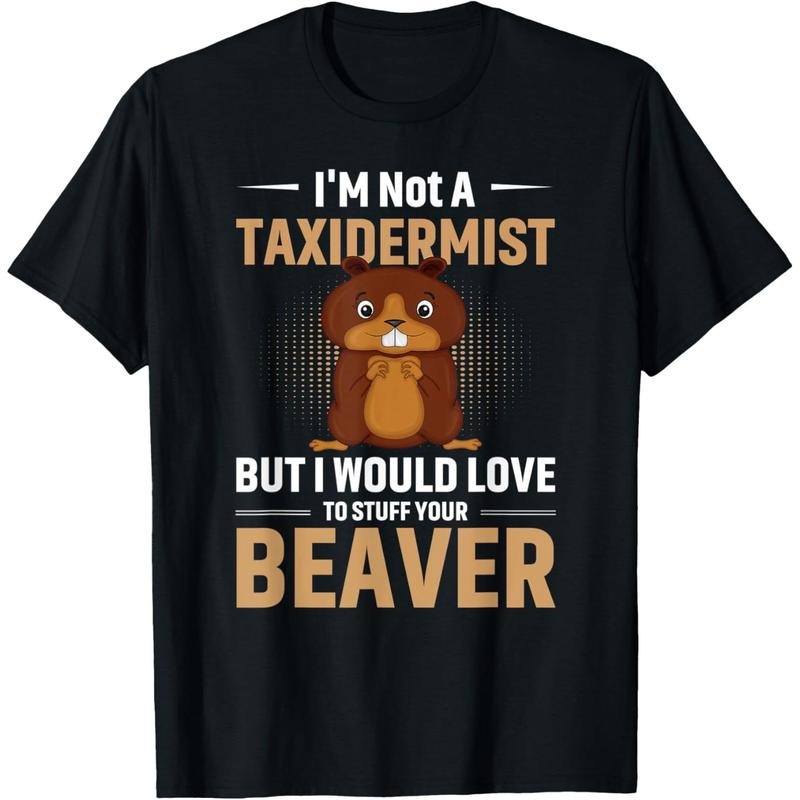 Vintage I'm Not a Taxidermist Hunting Beaver Riffle Hunter T-Shirt made in usa Hoodie Sweatshirt | PrintMintTees.com