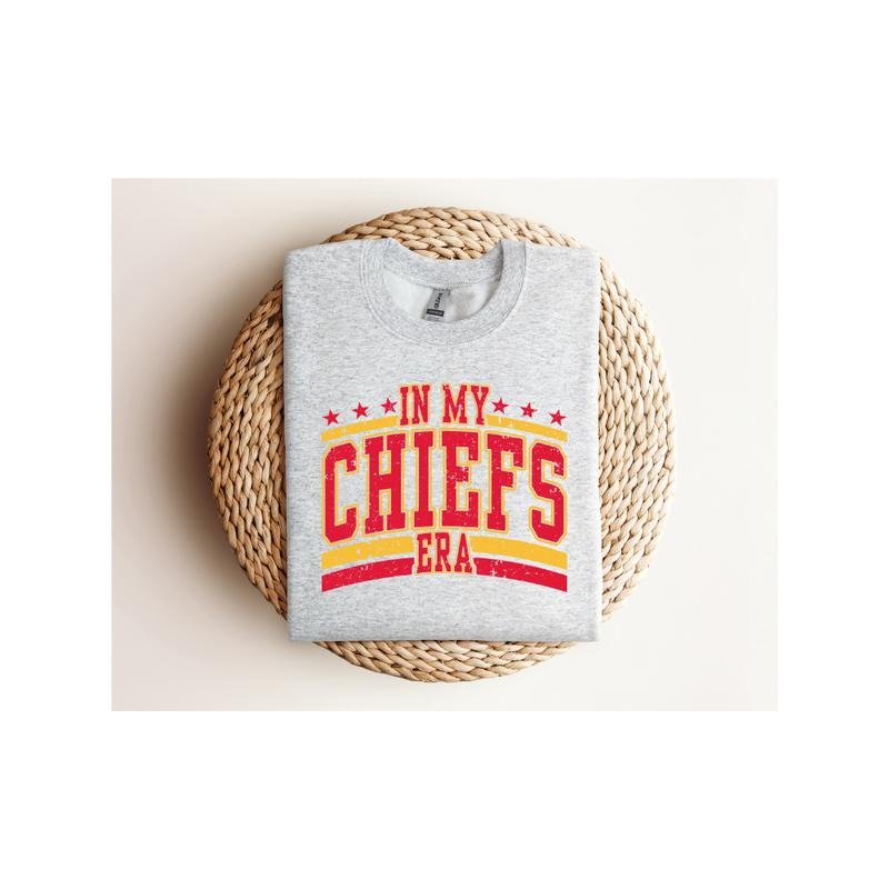 Vintage In My Chiefs Era Football Sweatshirt Shirt Hoodie | PrintMintTees.com
