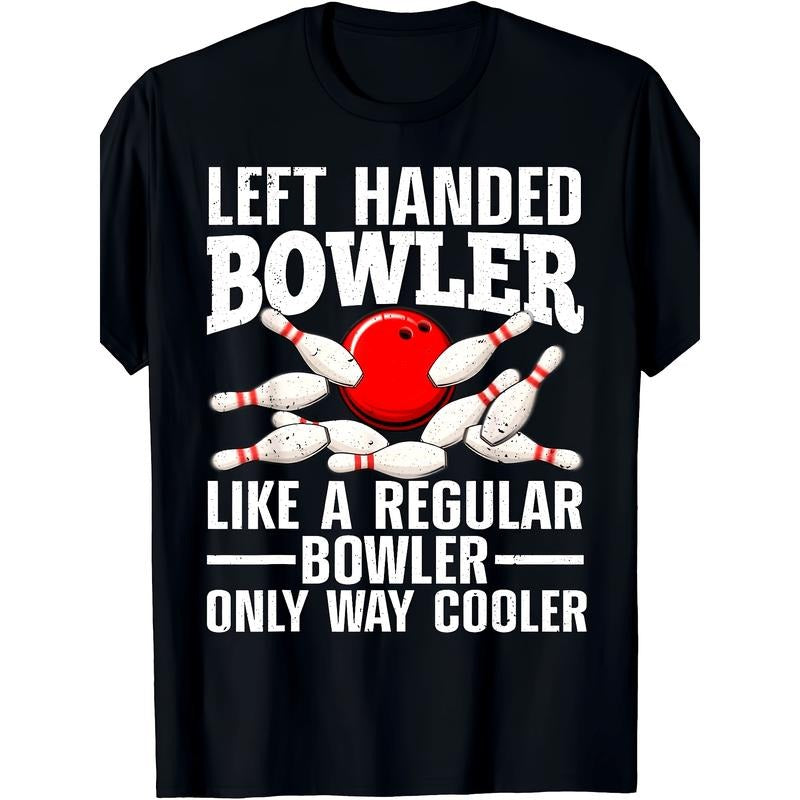 Vintage-Inspired Bowling Enthusiast T-Shirt for Men & Women