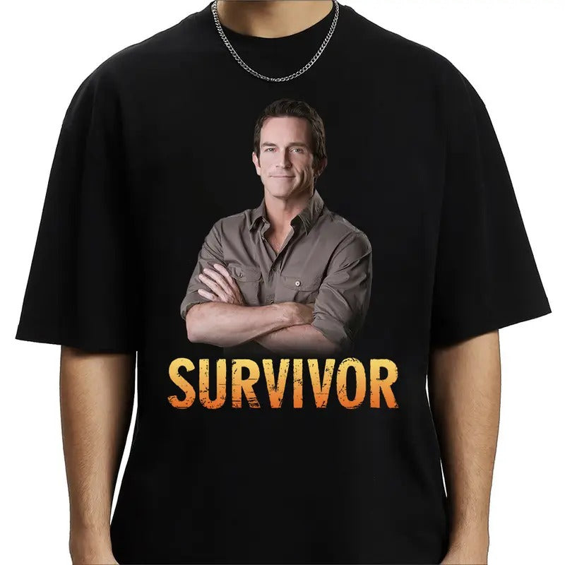 Vintage Jeff Probst Survivor Graphic 47 45 46 TshirtGift for Unisex women and Man Cotton Tshirt Hoodie Sweatshirt
