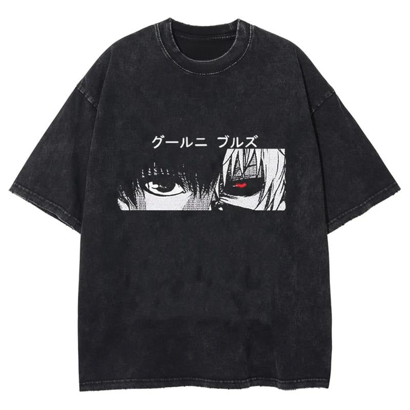 Vintage Kaneki Shirt Kaneki Anime Shirt Menswear Top Underwear Streetwear Tropical Shirt Hoodie Sweatshirt