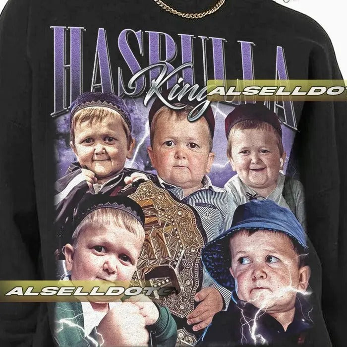Vintage King Hasbulla Sweatshirt, Sweatshirt, Gift For Unisex and Man Unisex Sweatshirt Shirt Hoodie | PrintMintTees.com