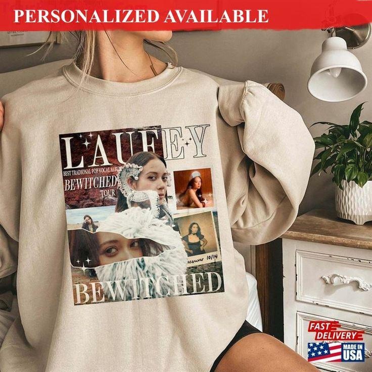 Vintage Laufey The Bewitched Tour 2024 Sweatshirt Classic Shirt Hoodie | PrintMintTees.com