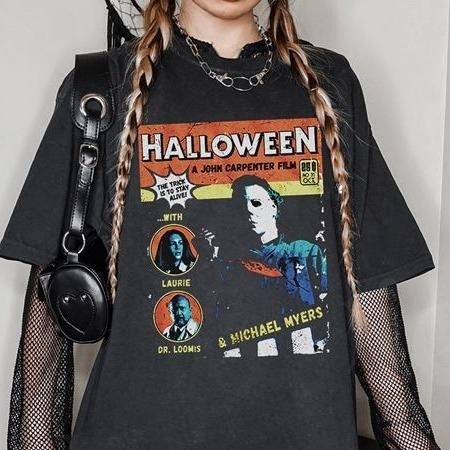 Vintage Michael Myers Tee | Michael Myers Shirt | Horror Halloween Shirt | Halloween End Shirt | Serial Killer Shirt |...