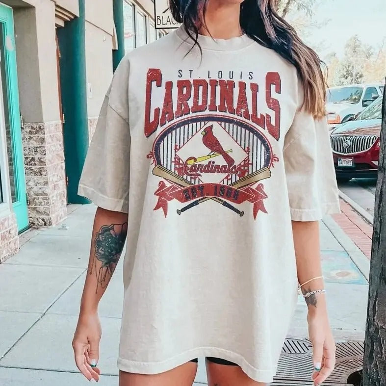 Vintage Mlb 90s Bootleg St. Louis Shirt, St. Louis Baseball Hoodie, Vintage Baseball Fan Shirt, Cardinals Shirt, Baseball...