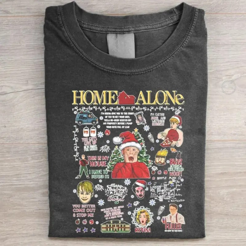 Vintage Movie Christmas T-shirt, Christmas Sweatshirt, 90' Graphic tee Womenswear Top Hoodie | PrintMintTees.com