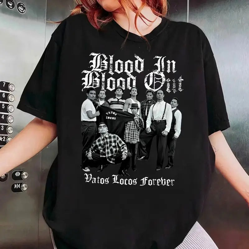 Vintage Movie Shirt, Old Movie Shirt, Movie Shirt, Vatos Locos Shirt, Blood In Blood Out Shirt Hoodie Sweatshirt