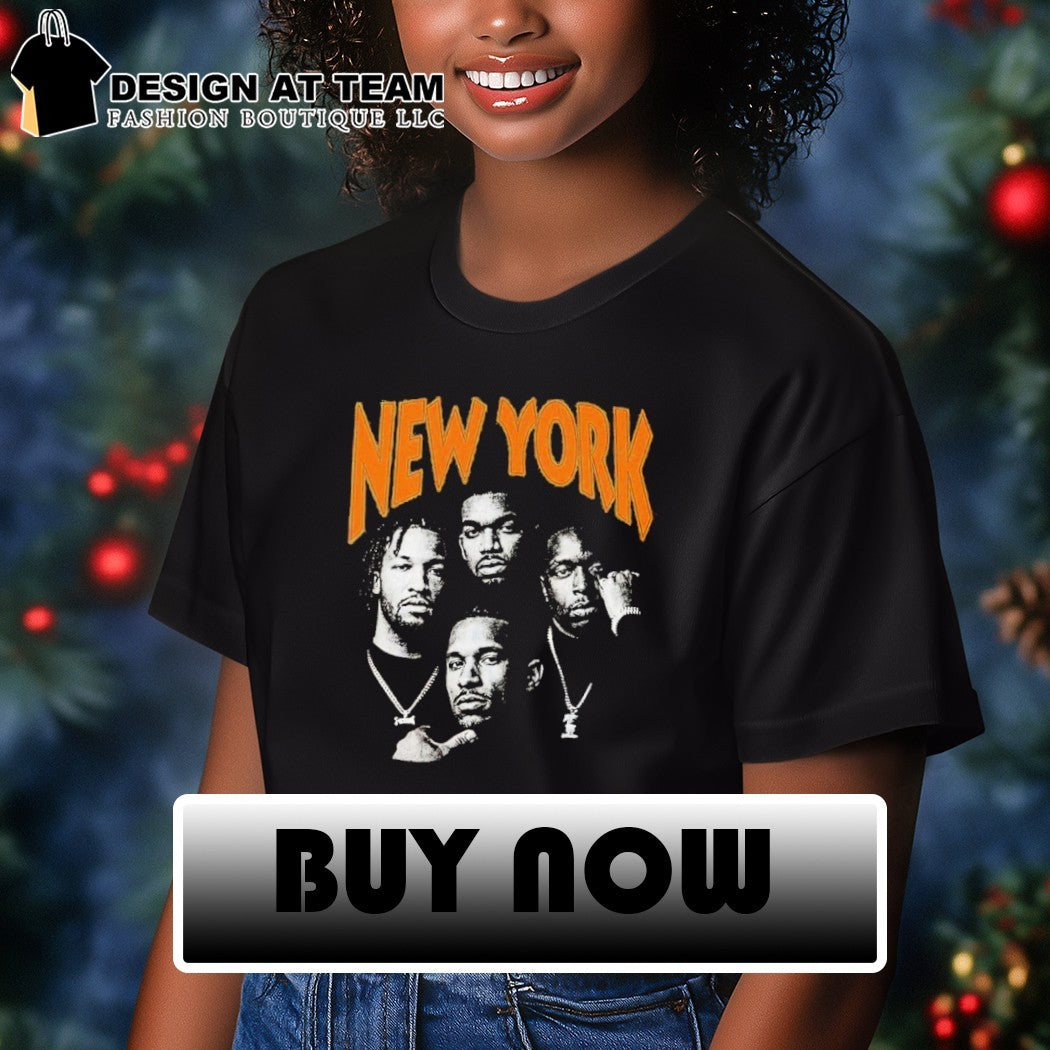 Vintage New York Death Row Brunson Anunoby Hart Towns Robinson Basketball shirt