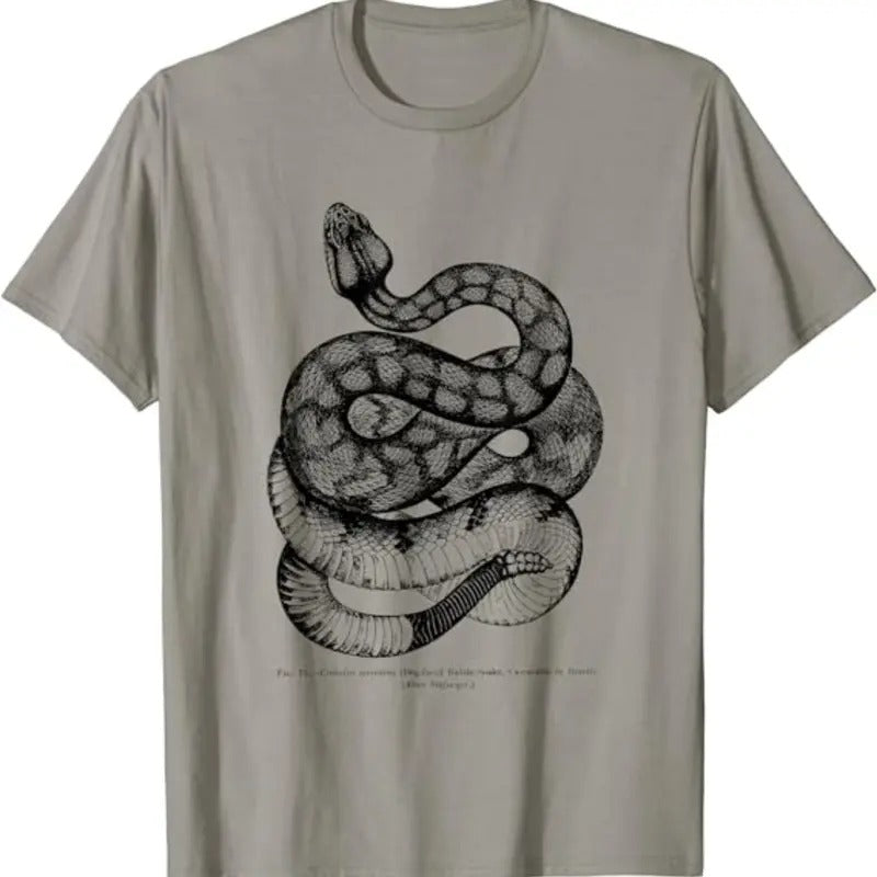 Vintage Ophiology South American Rattle Snake Tee T-shirt Menswear Top Underwear Tshirt Hoodie Sweatshirt | PrintMintTees.com