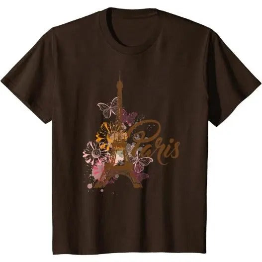 Vintage Paris Tshirt I Love Travel Wanderlust Eiffel Tower T-Shirt Made in USA Hoodie Sweatshirt | PrintMintTees.com