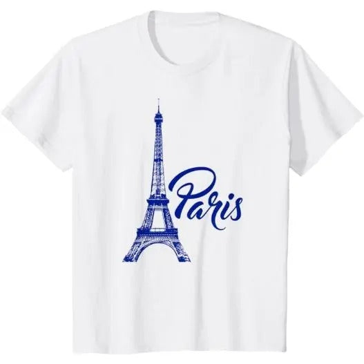Vintage Paris Tshirt I Love Travel Wanderlust Eiffel Tower T-Shirt Made in USAstyle{n002}2 Hoodie Sweatshirt