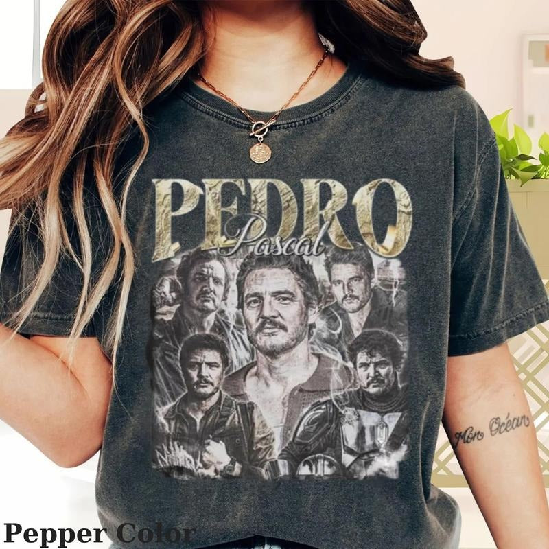 Vintage Pedro Pascal Shirt, Funny Pedro Pascal Tee, Pedro Pascal Fans, Pedro Pascal Movie Shirt, Gift For Fan Unisex Tee...