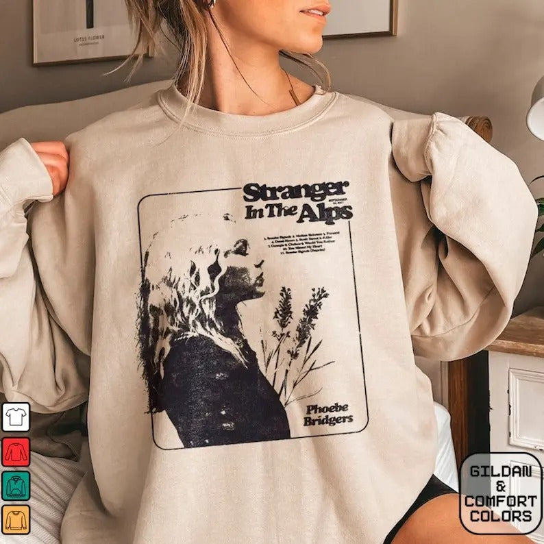 Vintage Phoebe Bridgers Lavender Moon Song Sweatshirt Shirt Hoodie | PrintMintTees.com
