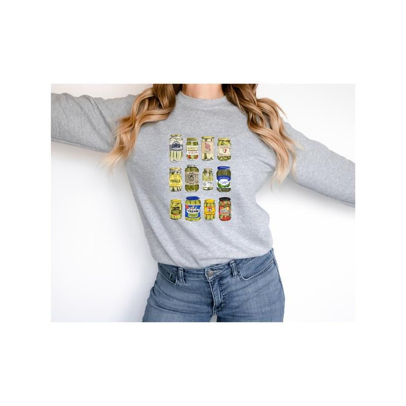 Vintage Pickle Jar Sweatshirt Shirt Hoodie | PrintMintTees.com
