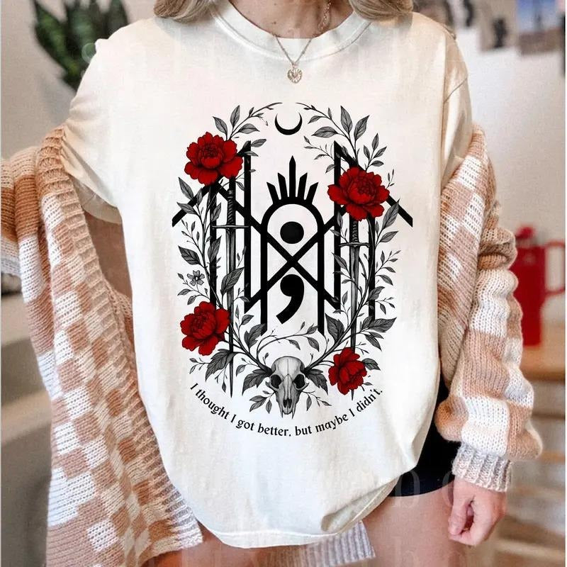 Vintage Retro Sleep Token Flowers Red Shirt, Sleep Token Tour 2025 Tee, New Song Concert Tour, Gift for Fan, Graphic Top...