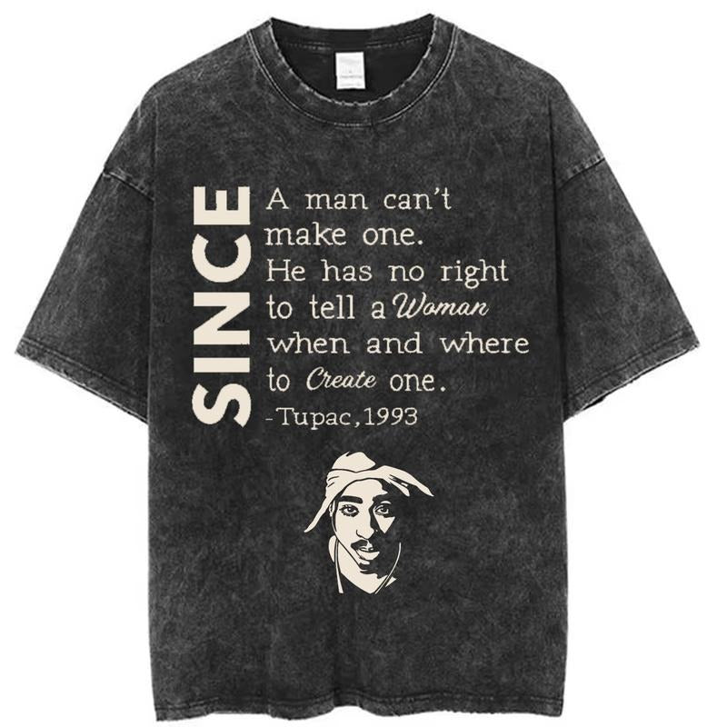 Vintage Retro Style 2Pac Since 1993 Graphic Unisex Tee, Vintage Rap Hip Hop Streetwear T-Shirt, Oversized Retro Style Top...