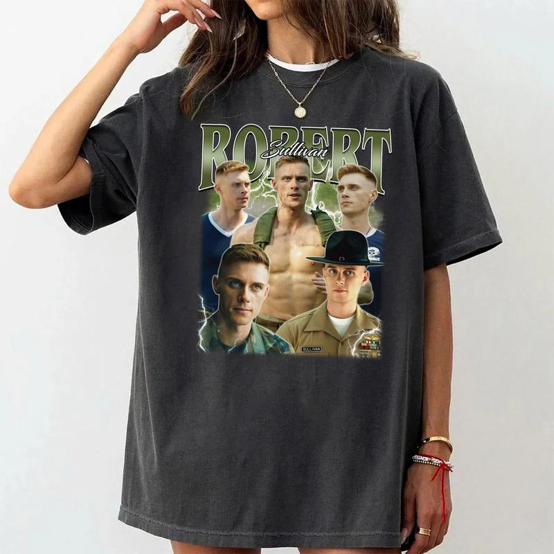 Vintage Robert Sullivan T-Shirt, Retro Max Parker Shirt, Sergeant Robert Sullivan Shirtless, Gift for Movie Lovers, Boots...