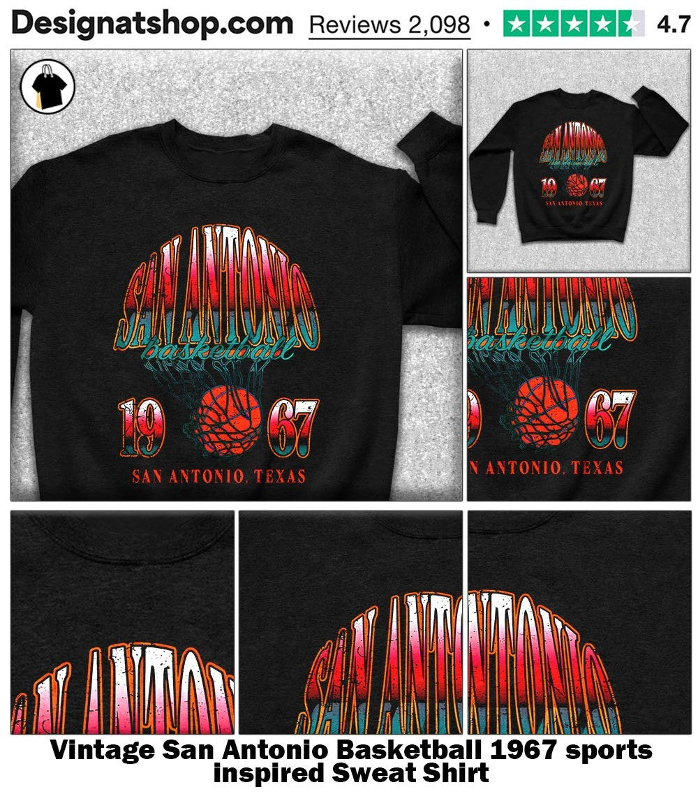 Vintage San Antonio Basketball 1967 sports inspired shirt