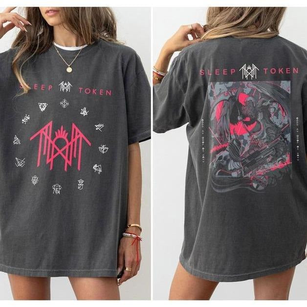 Vintage Sleep Token Double Sides Take Me Back Eden Sleep Token Symbol Sleep Token Tour Fan Top T-Shirts, Hoodie, Sweatshirt