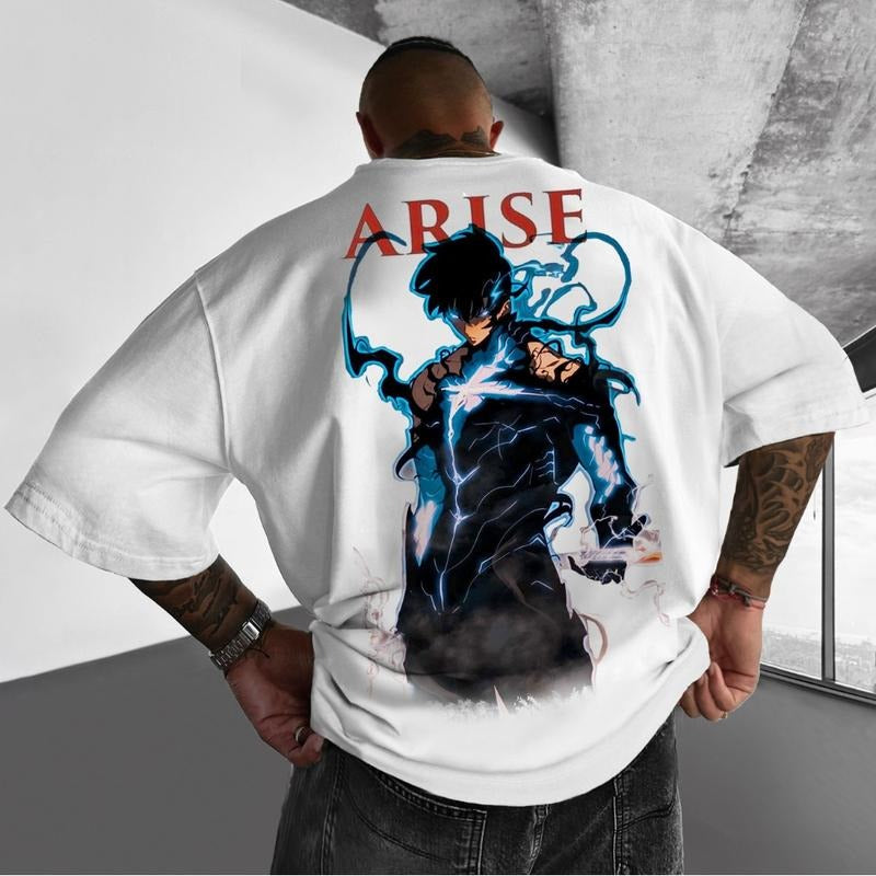 Vintage Solo Leveling 2 Sides Shirt, Sung Jin Woo Tee, Anime shirt, Japanese Anime, Birthday Gift Hoodie Sweatshirt