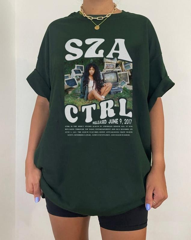 Vintage Sza Ctrl Tee Shirt, Sza Good Days Graphic Sweatshirt, Vintage 90s Graphic Sza T-Shirt, Vintage Sza Album Sweater,...