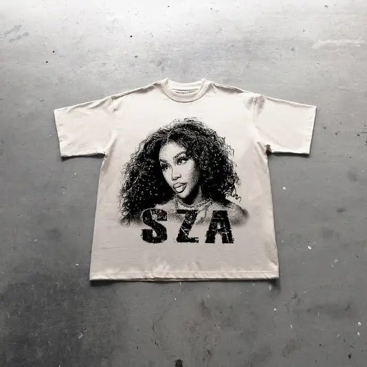 Vintage Sza Graphic Print Cotton T-Shirt, Y2k Shirt, Unisex T-Shirt, Gift For Men Women Hoodie Sweatshirt | PrintMintTees.com