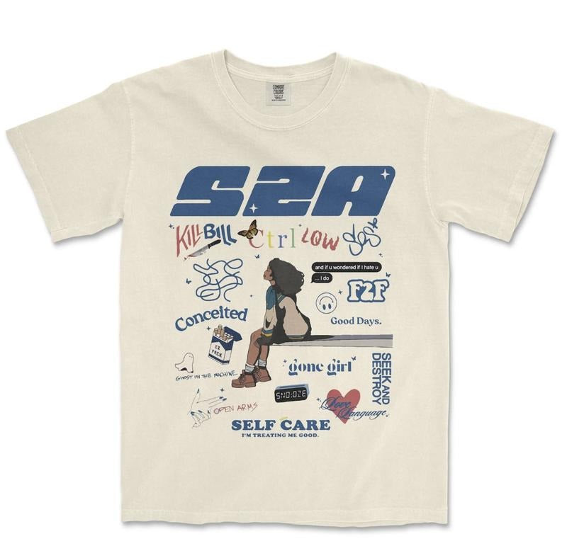 Vintage Sza New Bootleg 90s Shirt, Sza Vintage Shirt, Sza Photoshoot Shirt, Music RnB Singer Rapper Shirt, Vintage Style...