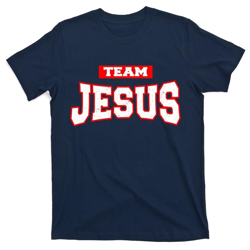 Vintage Team Jesus Funny Christian T-Shirt Cotton Menswear Hoodie Sweatshirt | PrintMintTees.com