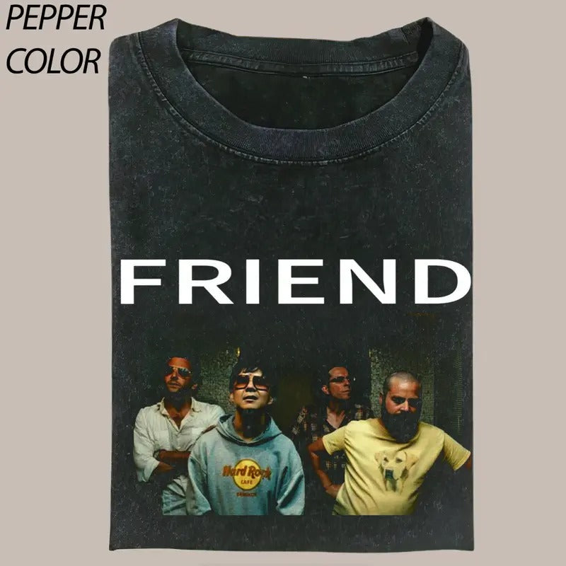 Vintage The Hangover Crewneck Graphic T-shirt, Funny The Hangover Movie Tee, 90's Style Gift For Friend Menswear Top...