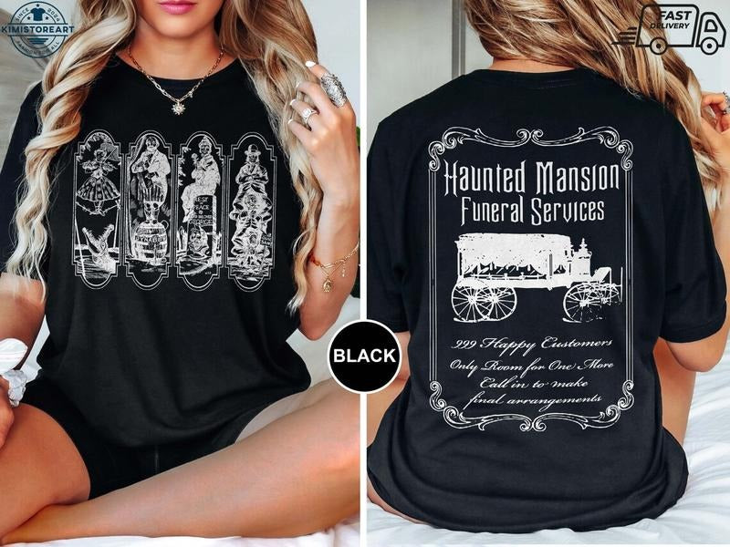Vintage The Haunted Mansion Stretching Room Sketch Shirt Hoodie Sweatshirt | PrintMintTees.com