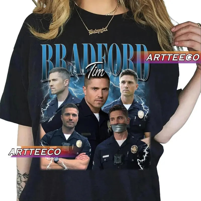 Vintage Tim Bradford T-Shirt Bootleg  Sweatshirt Gift For Women and Man Unisex T-Shirt Hoodie | PrintMintTees.com