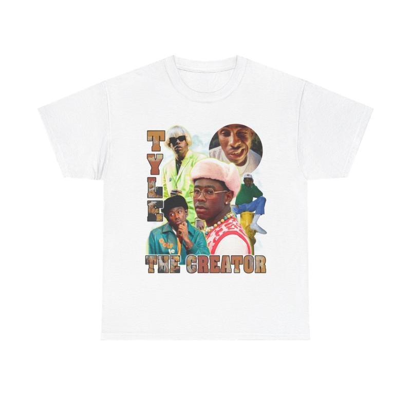 Vintage Tyler The Creator Inspired Graphic Tee Casual Cotton Menswear Top Classic Smooth Underwear Man Tshirt Streetwear...
