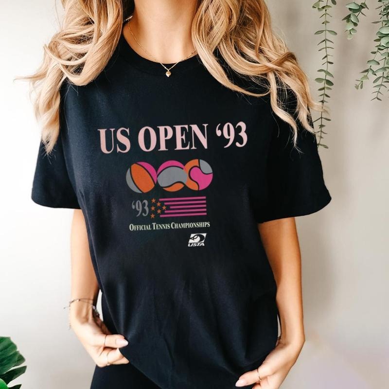 Vintage Us Open 93 Tennis Chamionships Shirt OutfiT, Infinite Colors: Graphic Tee for Every Size Menswear Top Underwear...