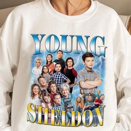 Vintage Young Sheldon Shirt, Retro Sheldon Cooper Homage Shirt, Sheldon Bootleg Tee, Vintage 90s Movie Shirt Hoodie...