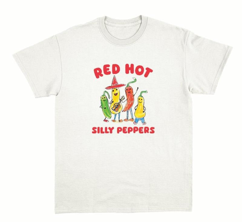 Vintage silly peppers tee- unisex t shirt -graphic tee Menswear Top Hoodie Sweatshirt | PrintMintTees.com