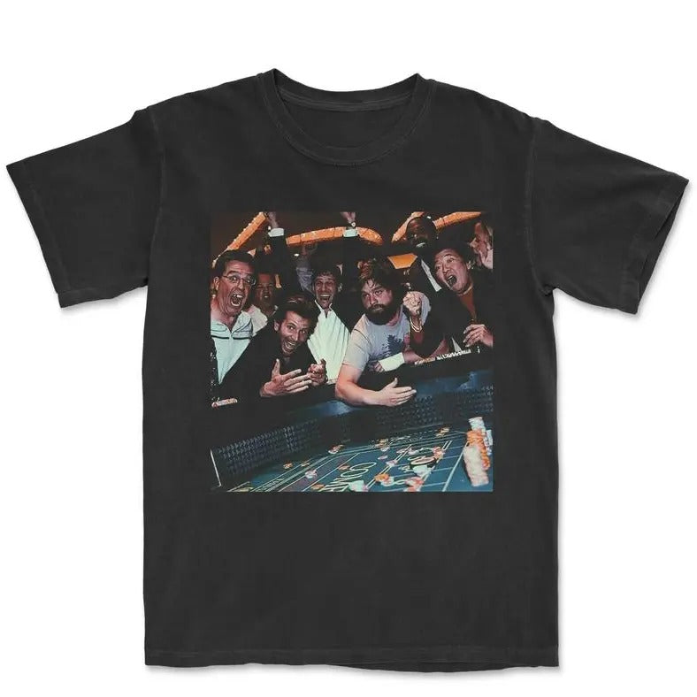 Vintage Hangover Playing Poker Funny Hangover Movie Boyfriend Menswear Top Streetwear Casual Top T-Shirts, Hoodie, Sweatshirt