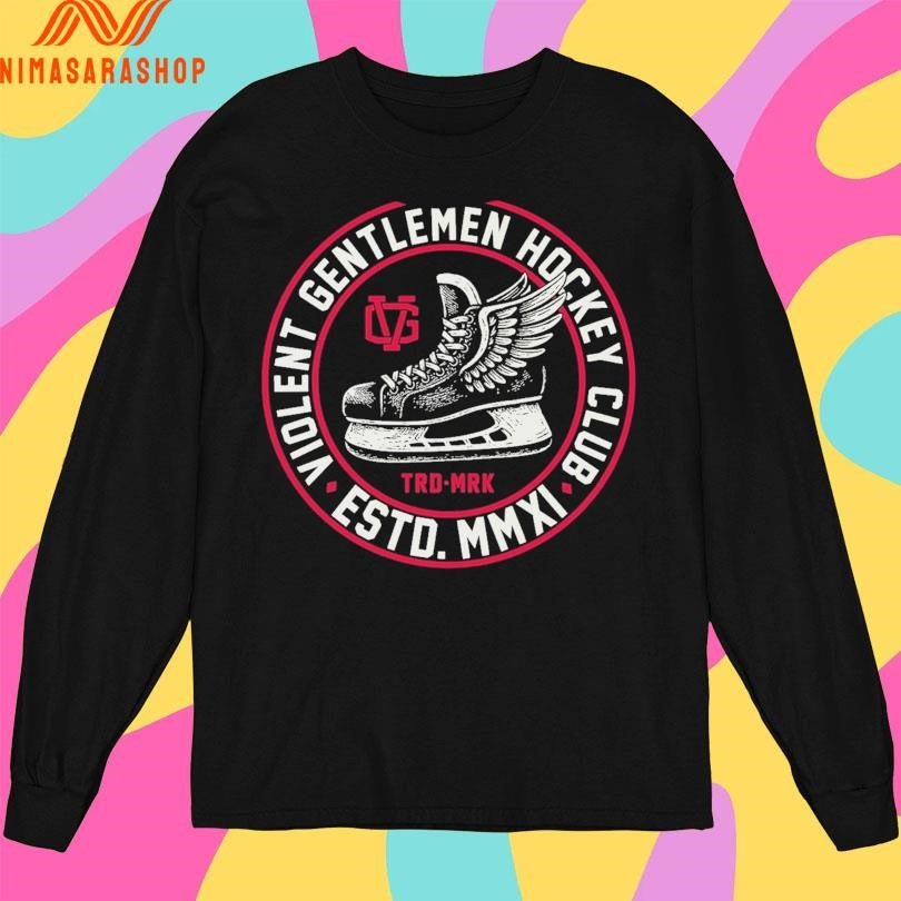 Violent Gentlemen Hockey Club Estd Mmxi Trd Mrk Logo Shirts