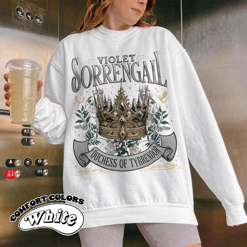 Violet Sorengail Fourth Wing Dragon Rider Bookish Sweat Book Tairn&Andarna Onyx Storm Full T-Shirts, Hoodie, Sweatshirt