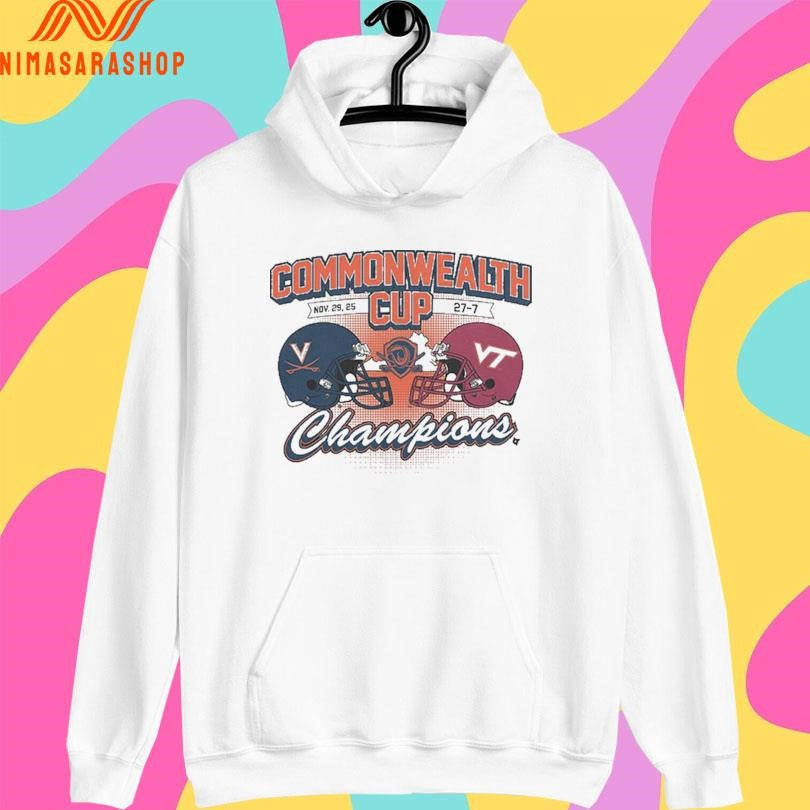 Virginia Cavaliers Commonwealth Cup Champions Winner Nov 29 2025 27-27 Shirts