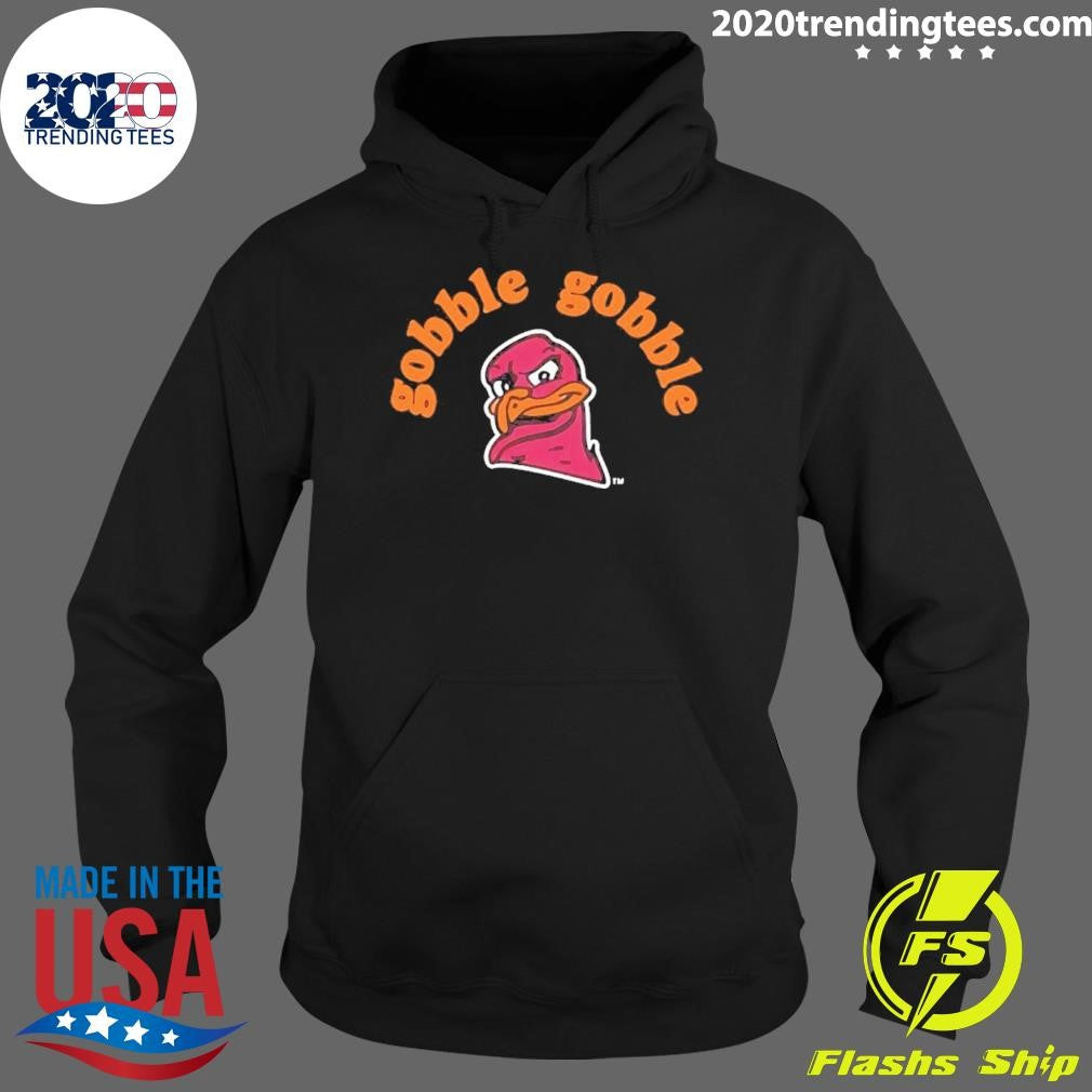 Virginia Tech Hokies Gobble Gobble Turkey Leg Shirt