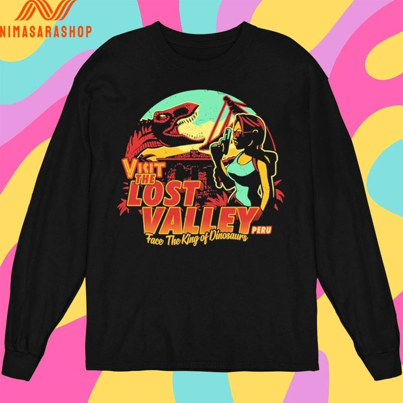 Visit The Lost Valley Peru Face The King Of Dinosaurs Shirts